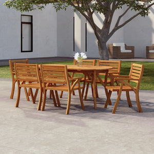 Tavolo da Giardino 200x90x75 cm Legno Massello di Acaciacod mxl 80315