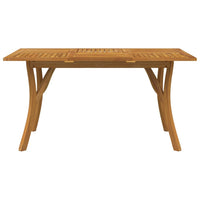 Tavolo da Giardino 150x90x75 cm Legno Massello di Acaciacod mxl 128233