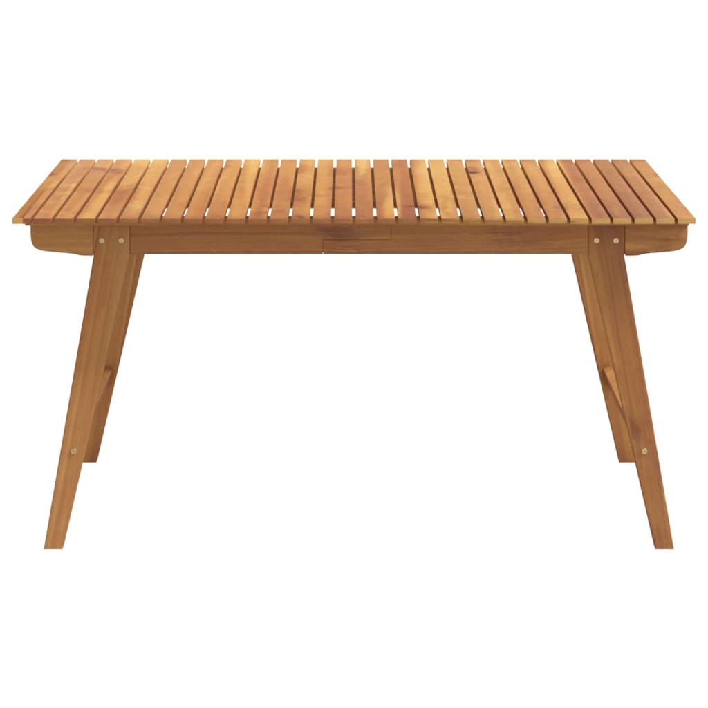 Tavolo da Giardino 150x90x75 cm Legno Massello di Acacia 363310