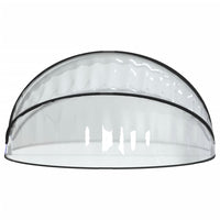 Cupola per Piscina Rotonda 315x158 cm PVC 93812