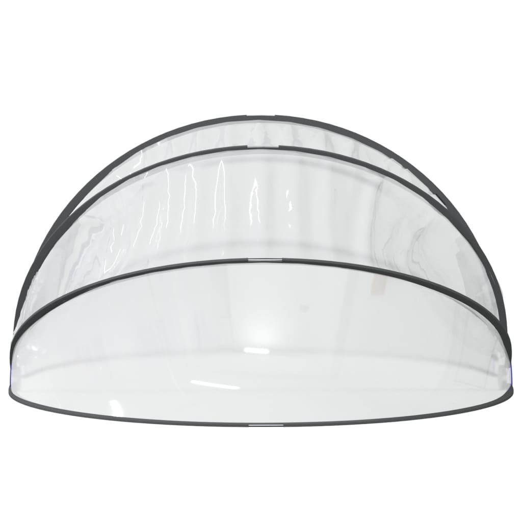 Cupola per Piscina Rotonda 406x203 cm PVC 93814