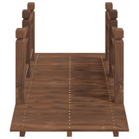 Ponte Giardino Ringhiere 150x67x56cm Legno Massello Abete Rosso 363360