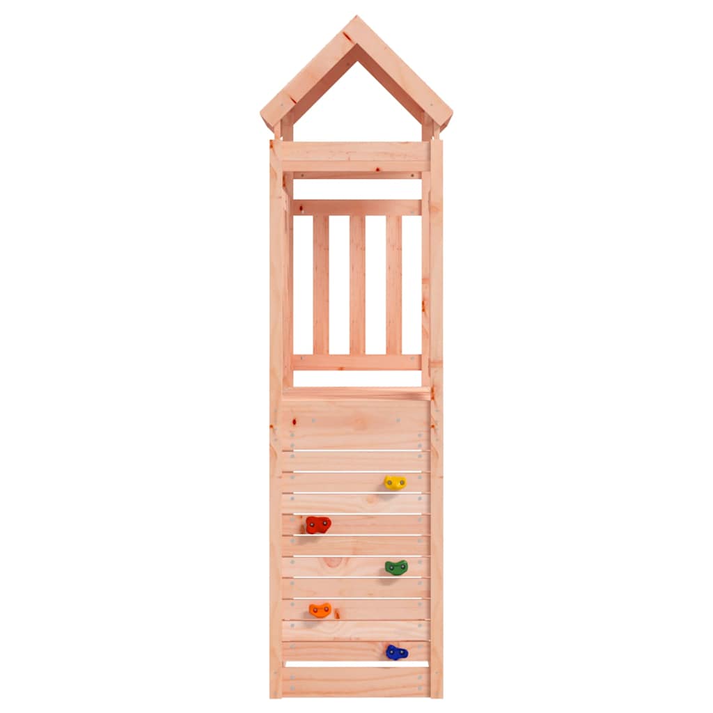 Torre da Gioco con Arrampicata 53x110x214cm in Legno di Douglas 826551