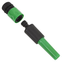 Set Tubo da Giardino con Raccordi Verde 0,6" 20 m in PVC 154370