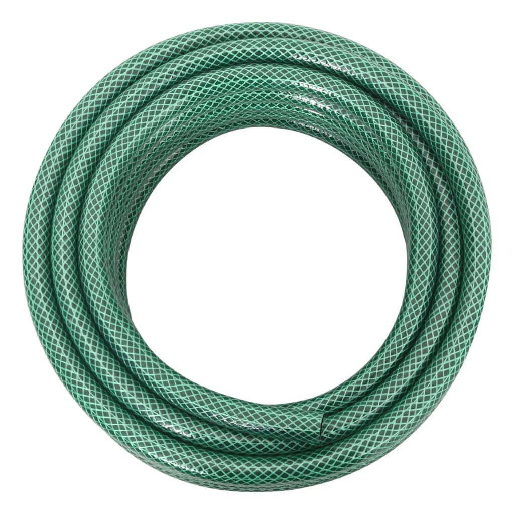 Set Tubo da Giardino con Raccordi Verde 0,6" 50 m in PVC 154374