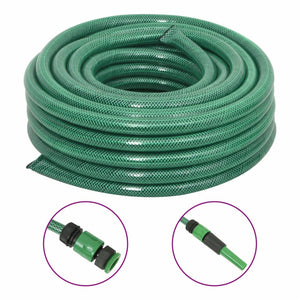 Set Tubo da Giardino con Raccordi Verde 0,9" 30 m in PVC 154382