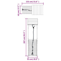 Casetta con Arrampicata in Legno Massello di Douglas 3155811