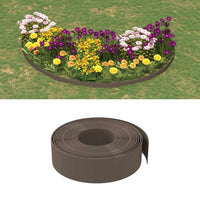 Bordature da Giardino 2 pz Marroni 10 m 15 cm in Polietilenecod mxl 118688