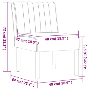 Sedia Pantofola Nera in Velluto 352454