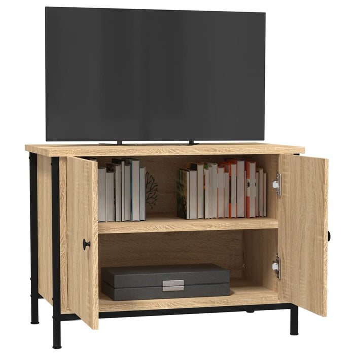 Mobile TV con Ante Rovere Sonoma 60x35x45 cm Legno Multistrato 826296