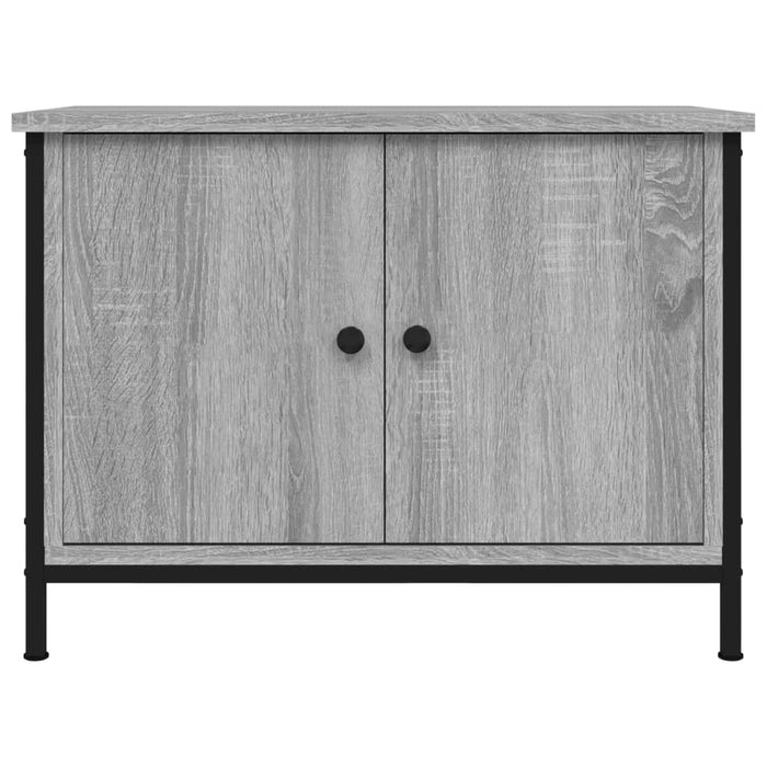 Mobile TV con Ante Grigio Sonoma 60x35x45 cm Legno Multistrato 826298