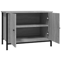 Mobile TV con Ante Grigio Sonoma 60x35x45 cm Legno Multistrato 826298