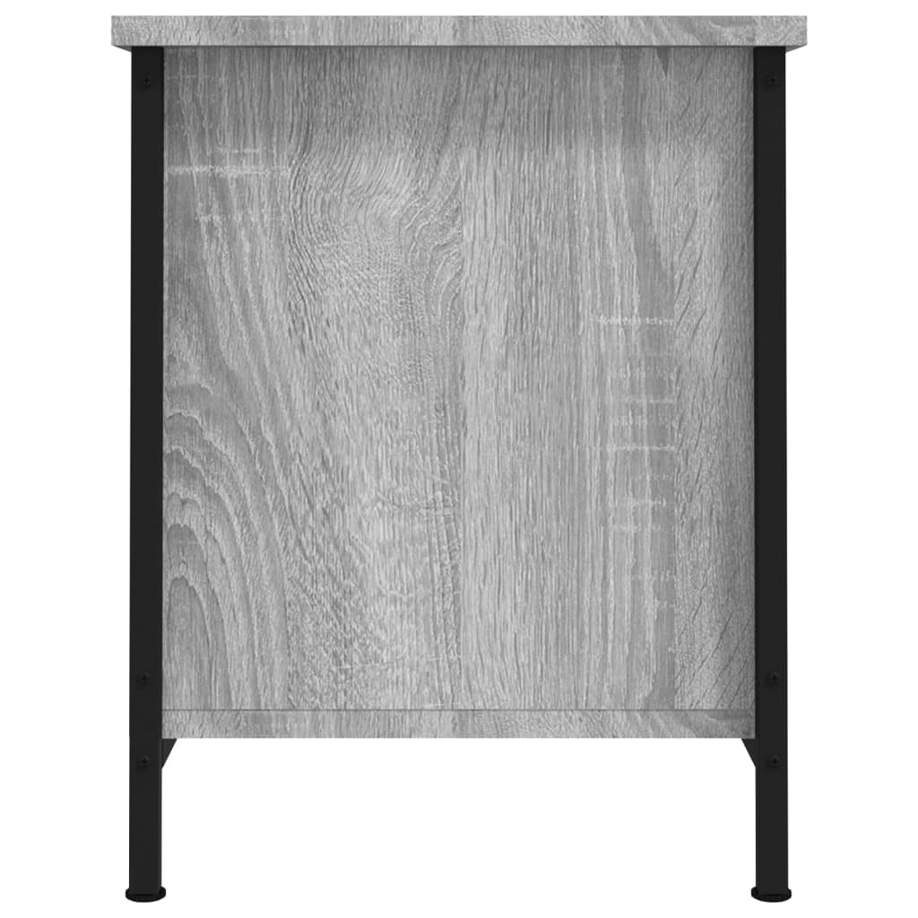 Mobile TV con Ante Grigio Sonoma 60x35x45 cm Legno Multistrato 826298