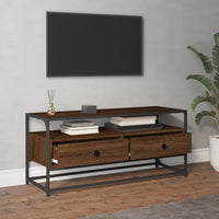 Mobile Porta TV Rovere Marrone 100x35x45cm in Legno Multistrato 826309