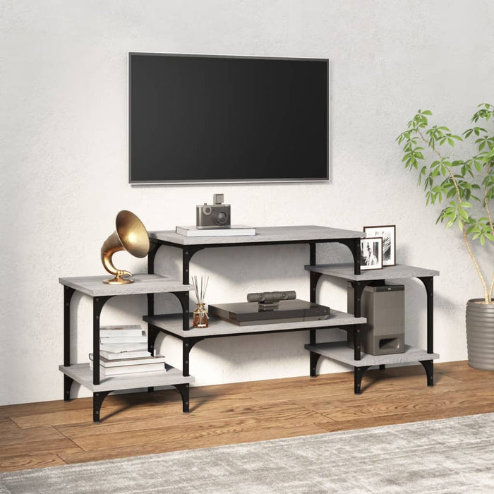 Mobile Porta TV Grigio Sonoma 117x35x52 cm in Legno Multistratocod mxl 127341