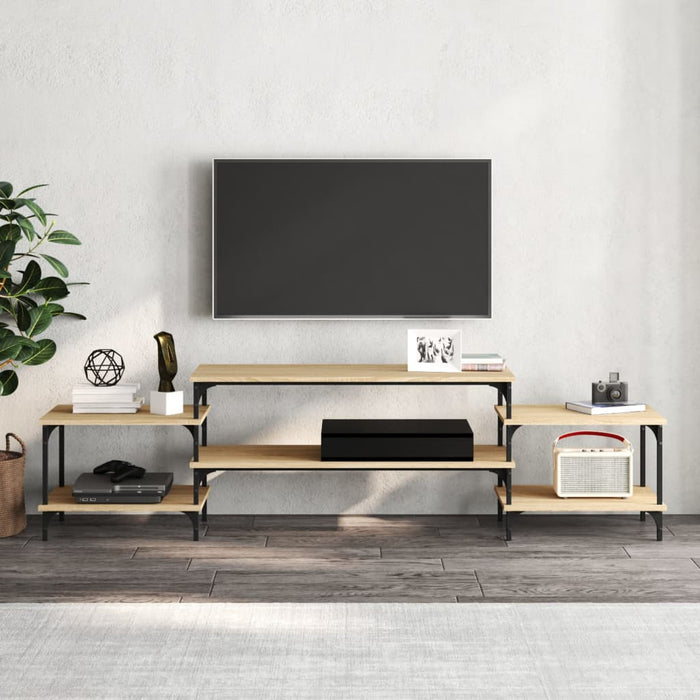 Mobile Porta TV Rovere Sonoma 197x35x52 cm in Legno Multistrato 826326