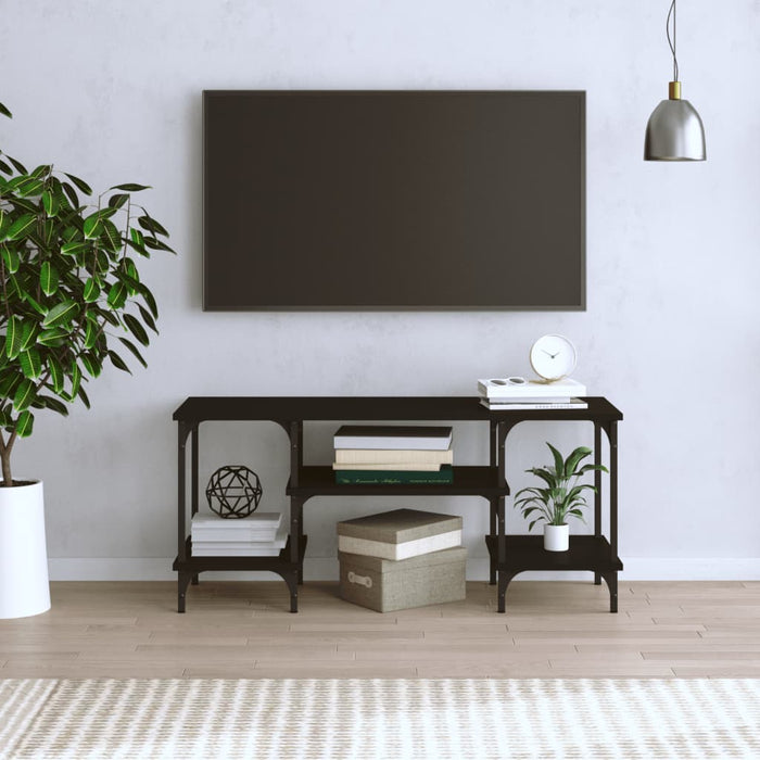 Mobile Porta TV Nero 102x35x45,5 cm in Legno Multistratocod mxl 127236