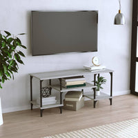 Mobile Porta TV Grigio Sonoma 102x35x45,5 cm Legno Multistrato 826333