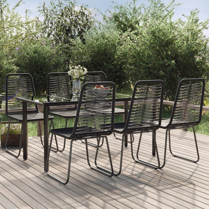 Set da Pranzo da Giardino 7 pz Nero cod mxl 35853