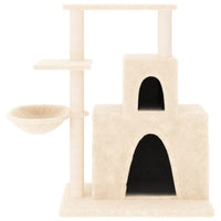 Albero per Gatti con Tiragraffi in Sisal Crema 83 cmcod mxl 95215