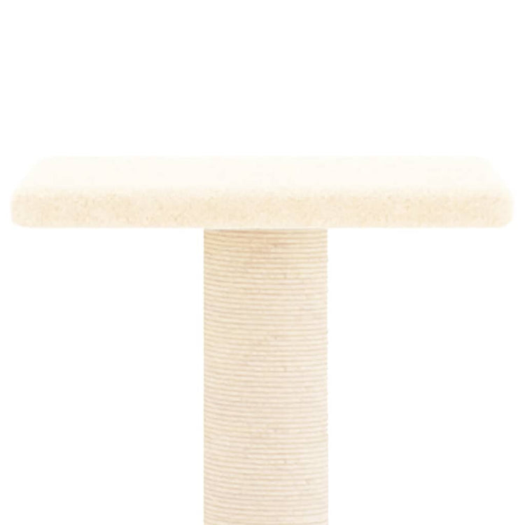 Albero per Gatti con Tiragraffi in Sisal Crema 73 cm 172034