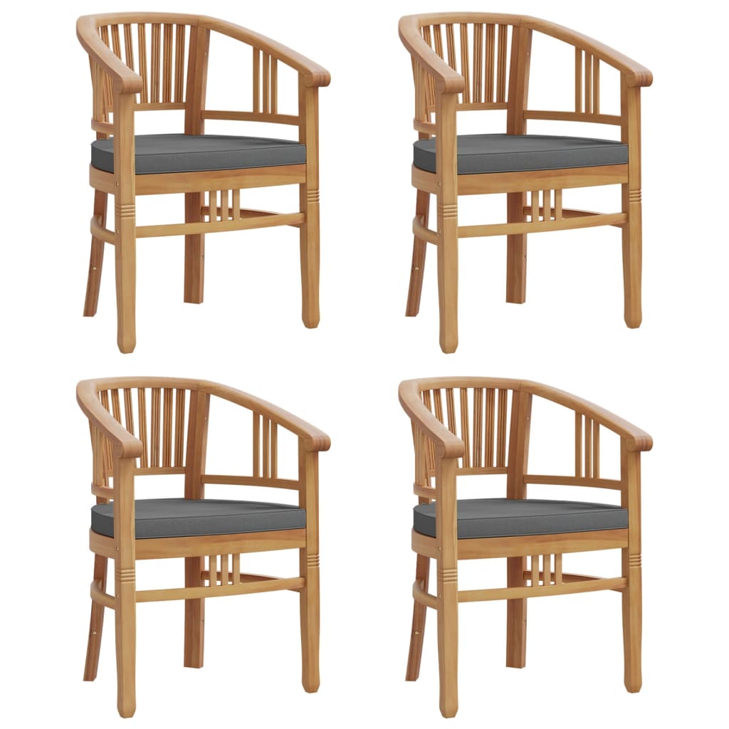 Set da Pranzo per Giardino 5 pz in Legno Massello di Teakcod mxl 124315