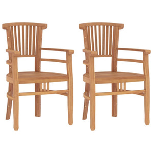 Set da Pranzo per Giardino 3 pz in Legno Massello di Teak 3155759