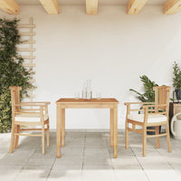 Set da Pranzo per Giardino 3 pz in Legno Massello di Teakcod mxl 93634