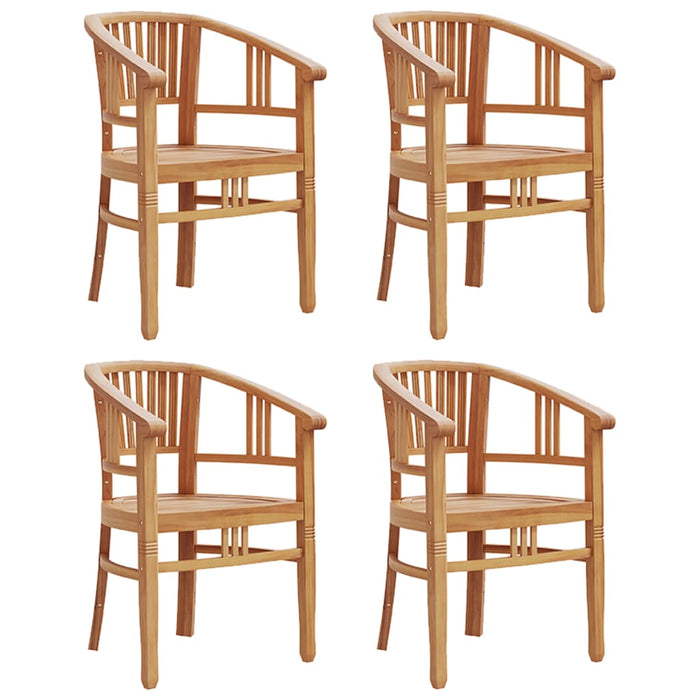 Set da Pranzo per Giardino 5 pz in Legno Massello di Teak 3155767