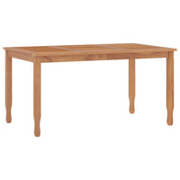 Set da Pranzo per Giardino 5 pz in Legno Massello di Teak 3155767