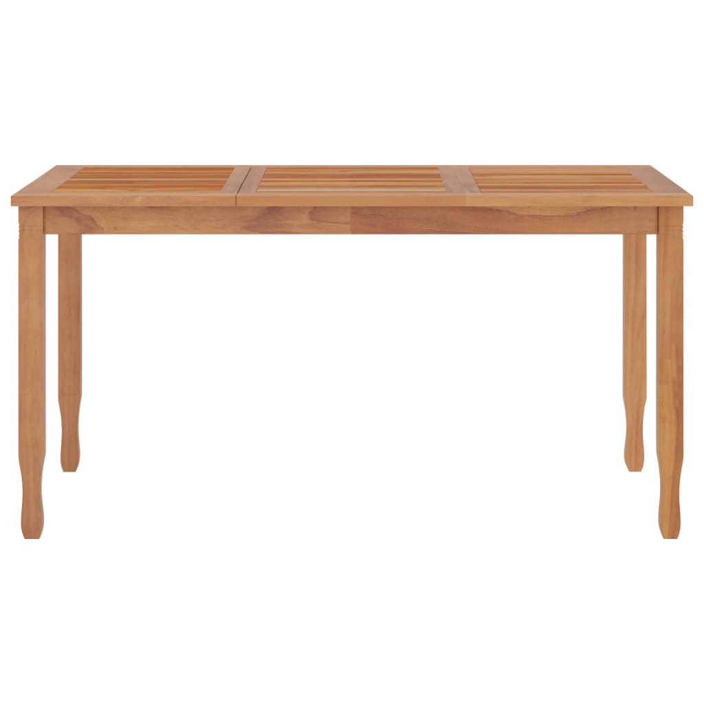 Set da Pranzo per Giardino 5 pz in Legno Massello di Teak 3155767