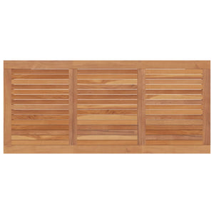 Set da Pranzo per Giardino 9 pz in Legno Massello di Teak 3155790