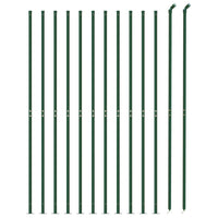 Recinzione a Rete con Flangia Verde 1,8x25 m 153949