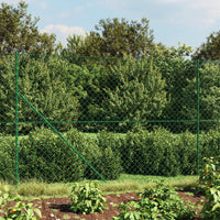 Recinzione a Rete con Flangia Verde 1,8x25 m 153949