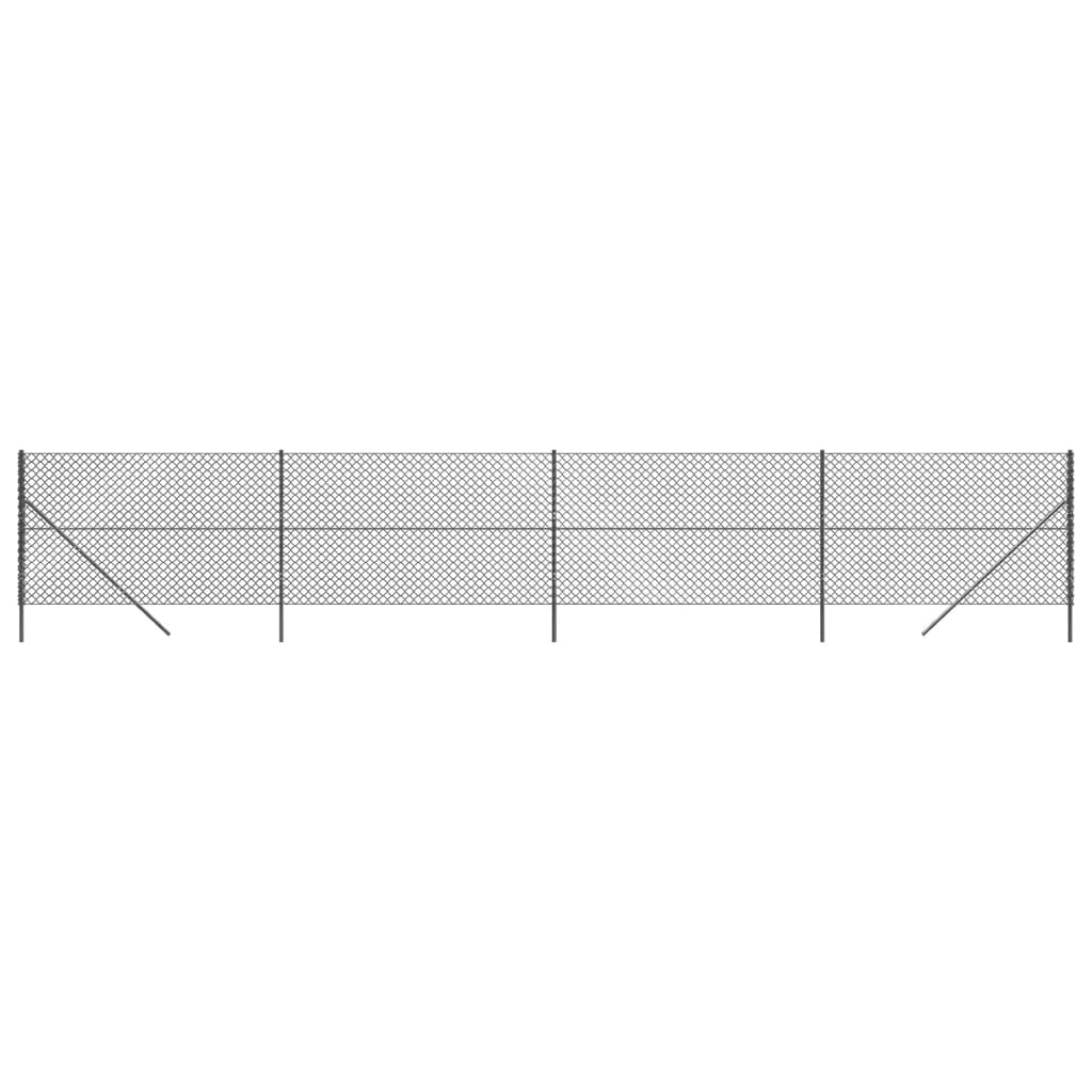 Recinzione a Rete Antracite 1,4x10 m 153955