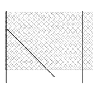 Recinzione a Rete Antracite 1,6x10 m 153956