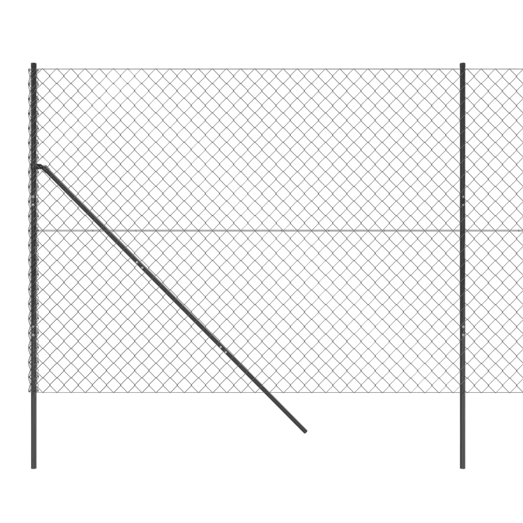 Recinzione a Rete Antracite 2x10 m 153958