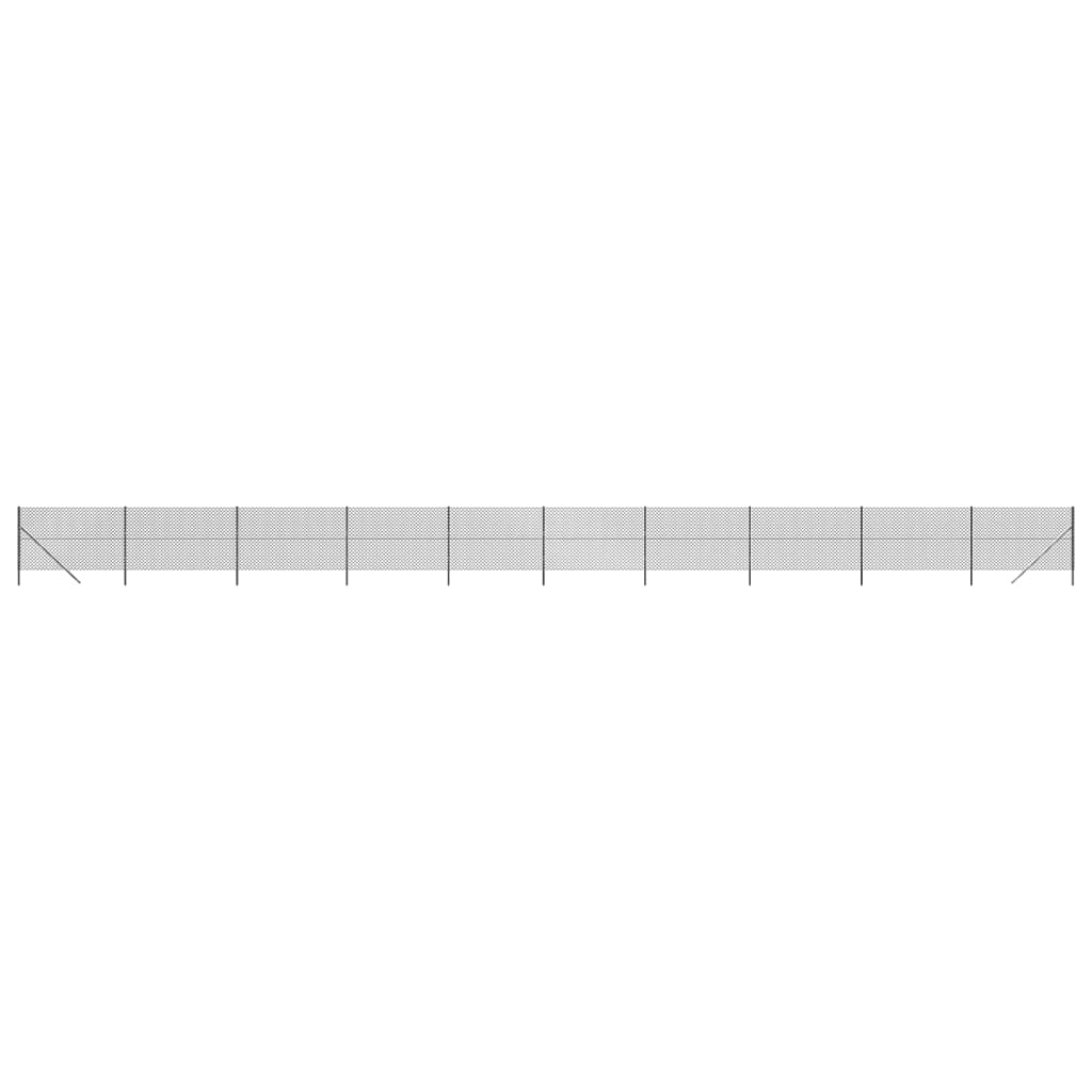 Recinzione a Rete Antracite 1,6x25 m 153964