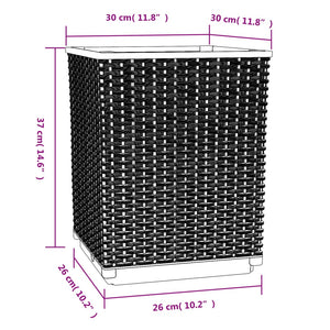 Fioriere 2 pz Grigio Chiaro 30x30x37 cm in Polipropilene 364181