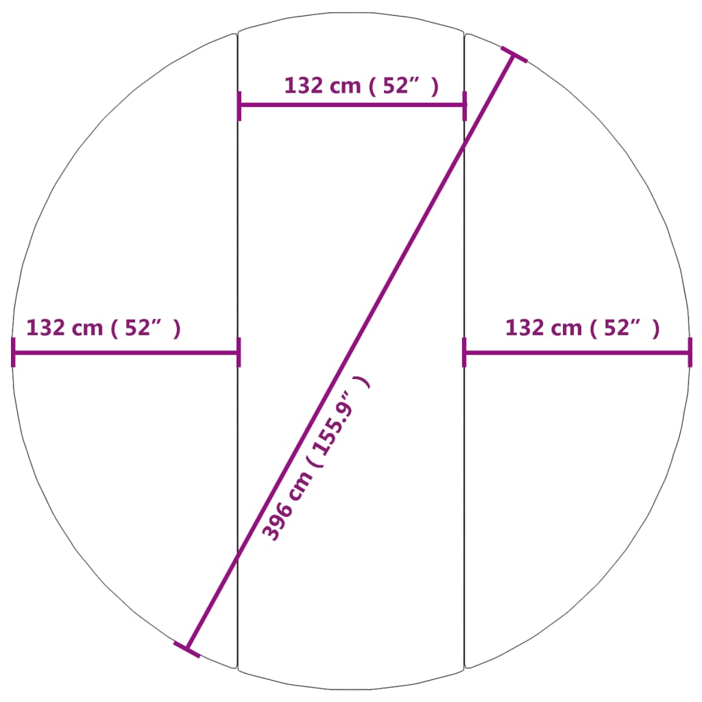 Telo Sotto Piscina Grigio Chiaro Ø396 cm Geotessile Poliestere 94226