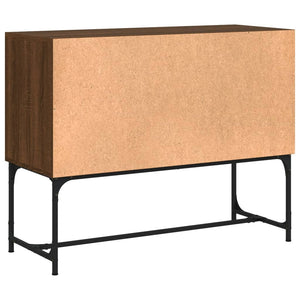 Credenza Rovere Marrone 100x40x79,5 cm in Legno Multistrato 831822