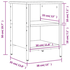 Scarpiera Nera 38x35x50 cm in Legno Multistrato 831828