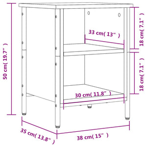 Scarpiera Grigio Sonoma 38x35x50 cm in Legno Multistrato 831831