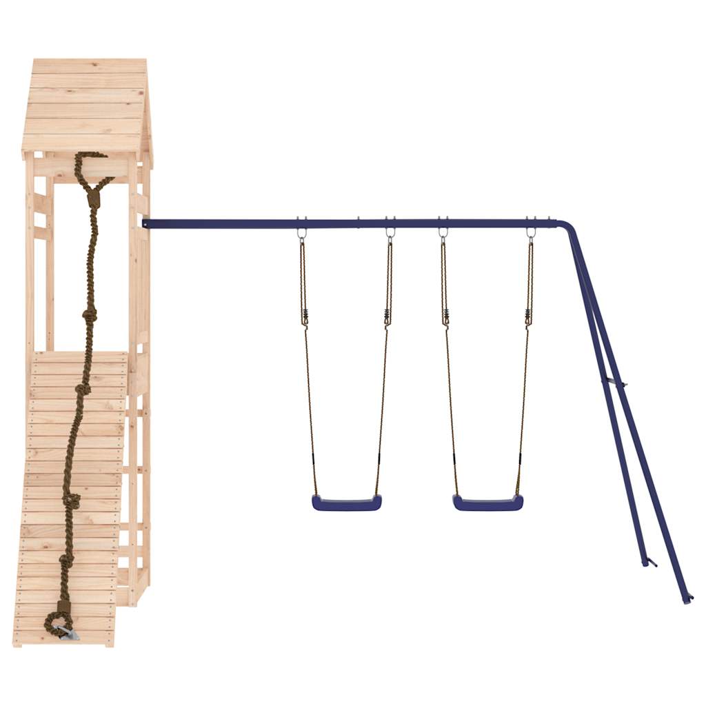 Set da Gioco da Esterno in Legno Massello di Pino 3156925