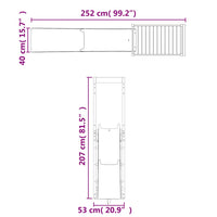 Set da Gioco da Esterno in Legno Massello di Douglas 3157022