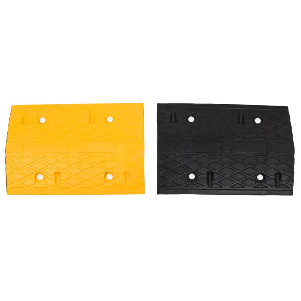 Dossi 5 pz Giallo e Nero 97x32,5x4 cm in Gomma 3157045