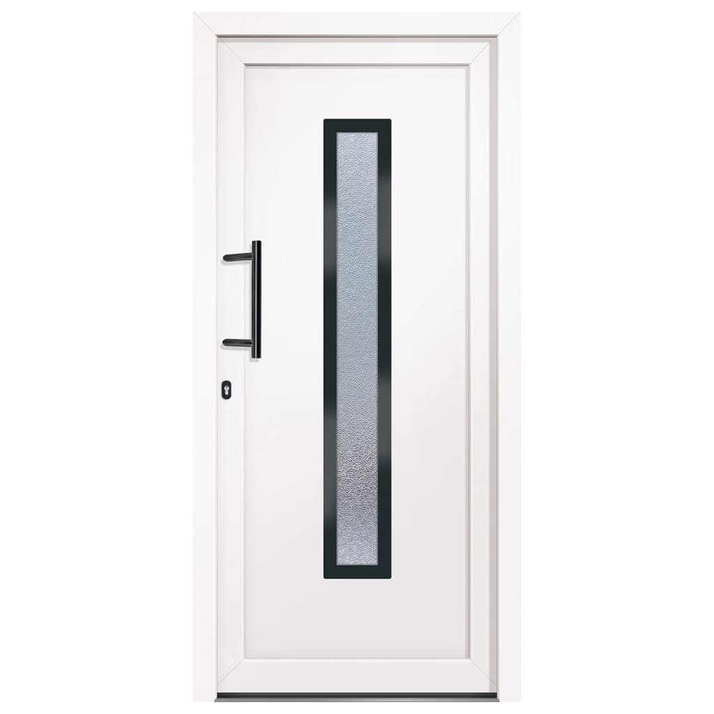 Porta Ingresso Bianca 98x208 cm in PVC 3157076