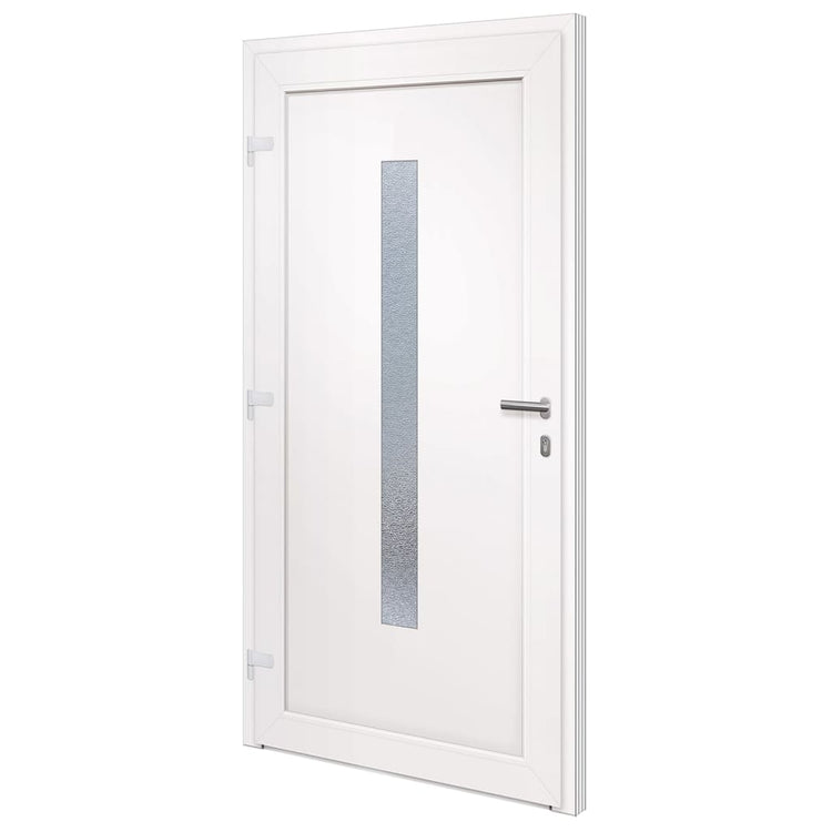 Porta Ingresso Bianca 108x200 cm in PVC 3157077