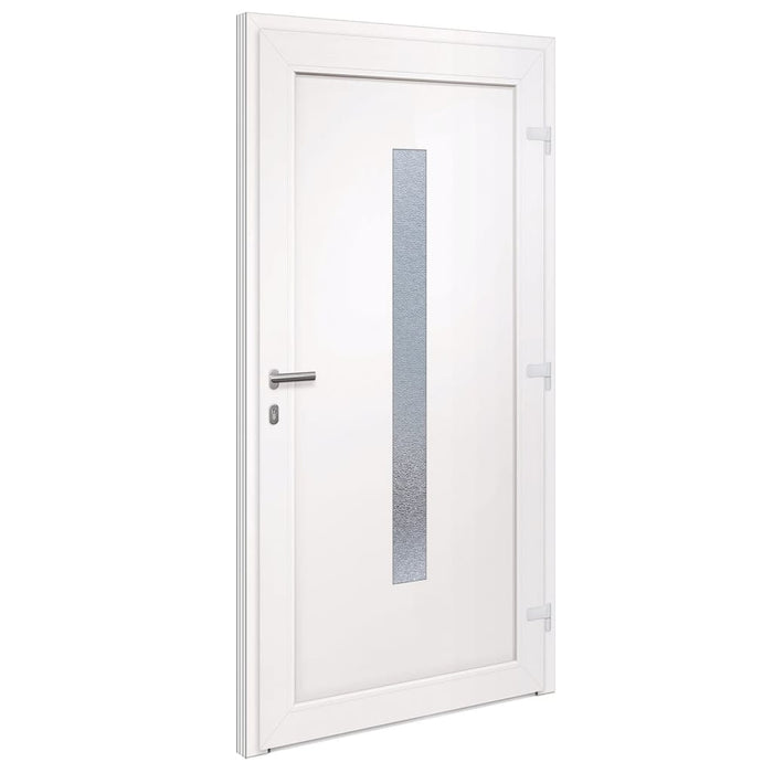 Porta Ingresso Bianca 108x208 cm in PVC 3157083