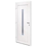 Porta Ingresso Antracite 88x200 cm in PVC 3157084